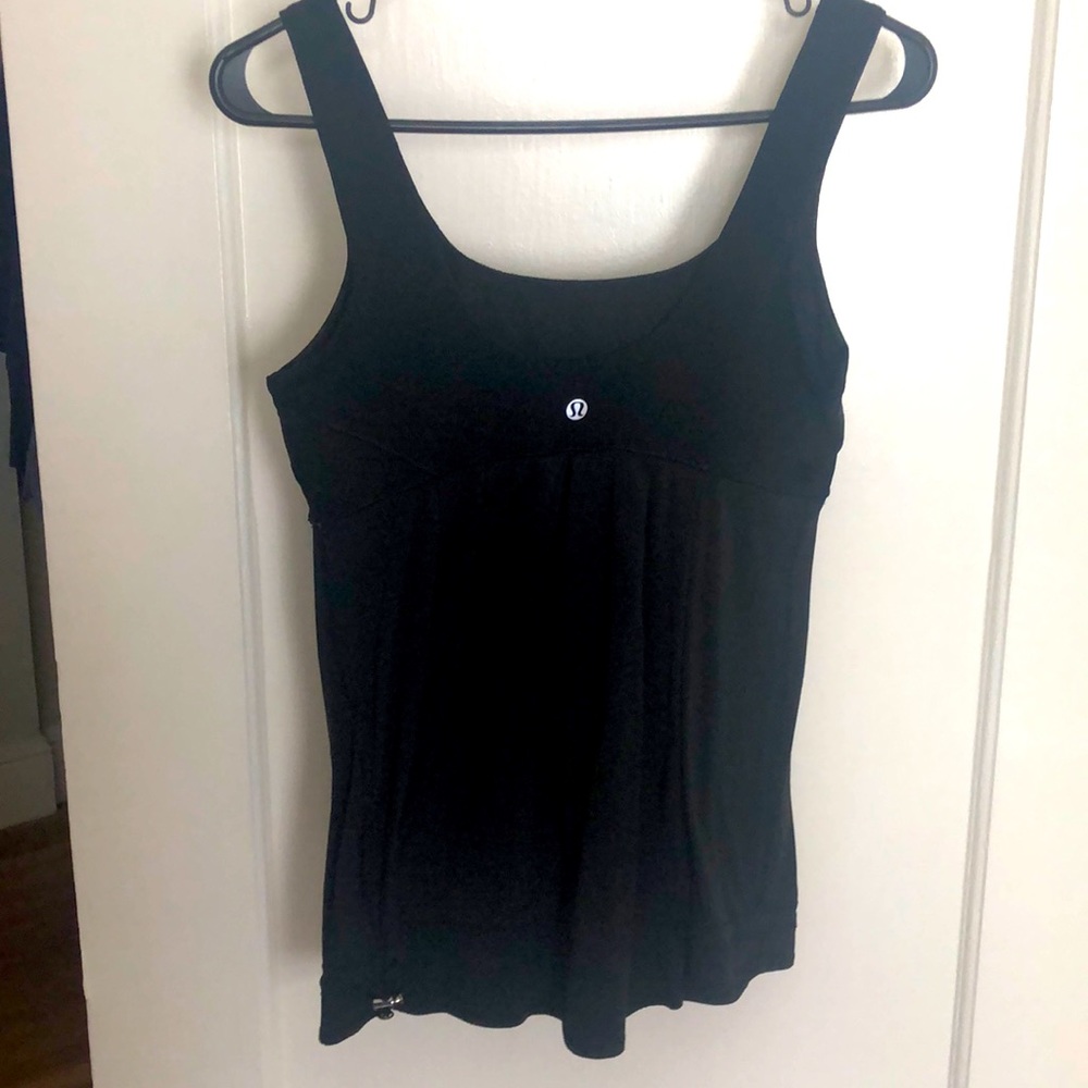LuluLemon black workout shirt